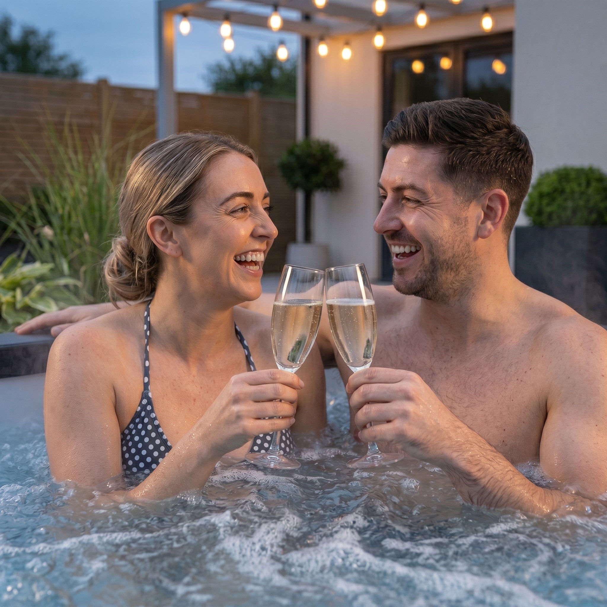 Garda | 4/6-Person Eco Foam Hot Tub | Built-In Integrated Heater