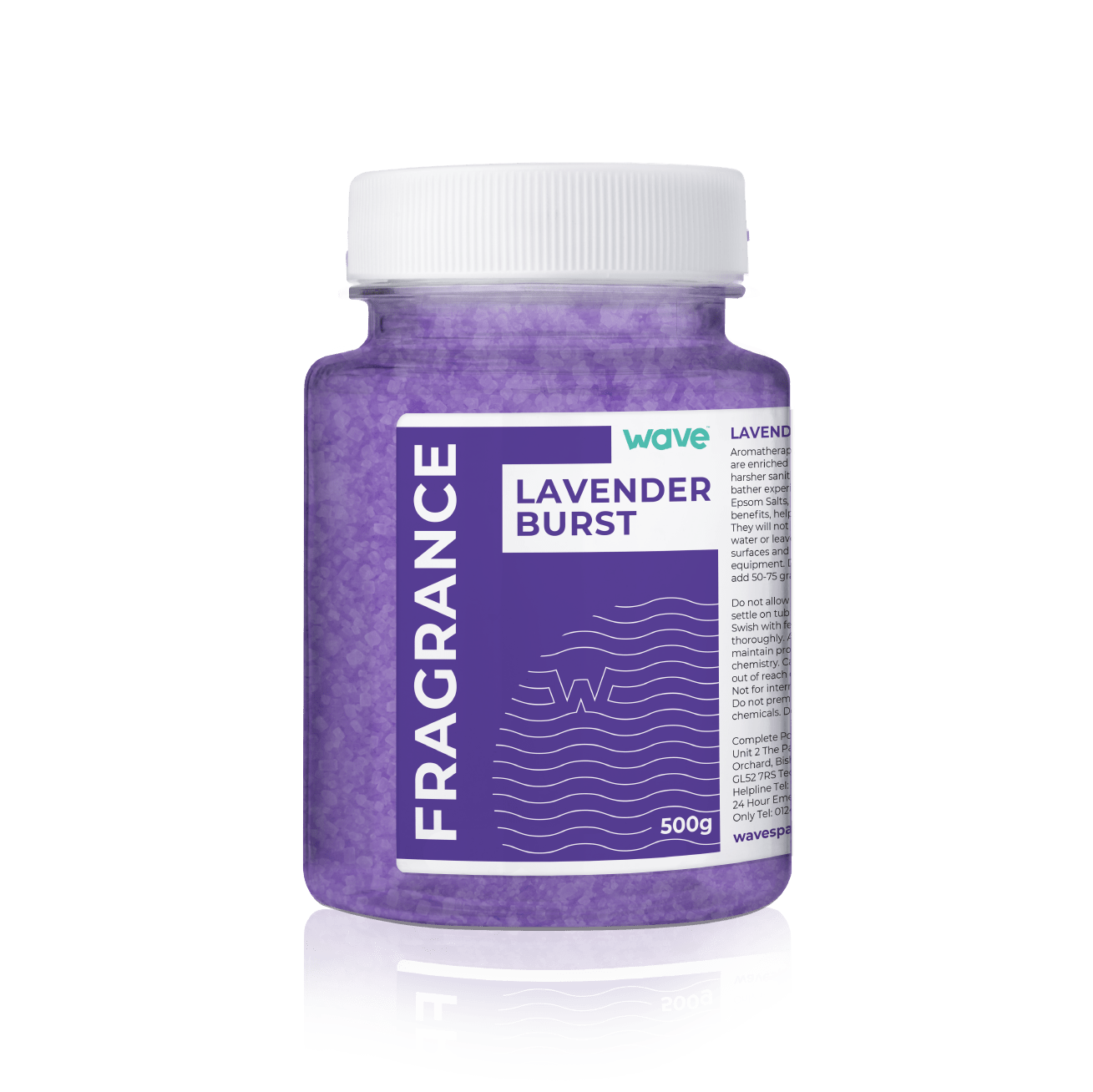 Aromatherapy Scent Crystals | Lavender Burst | 500g Aromatherapy Wave Spas