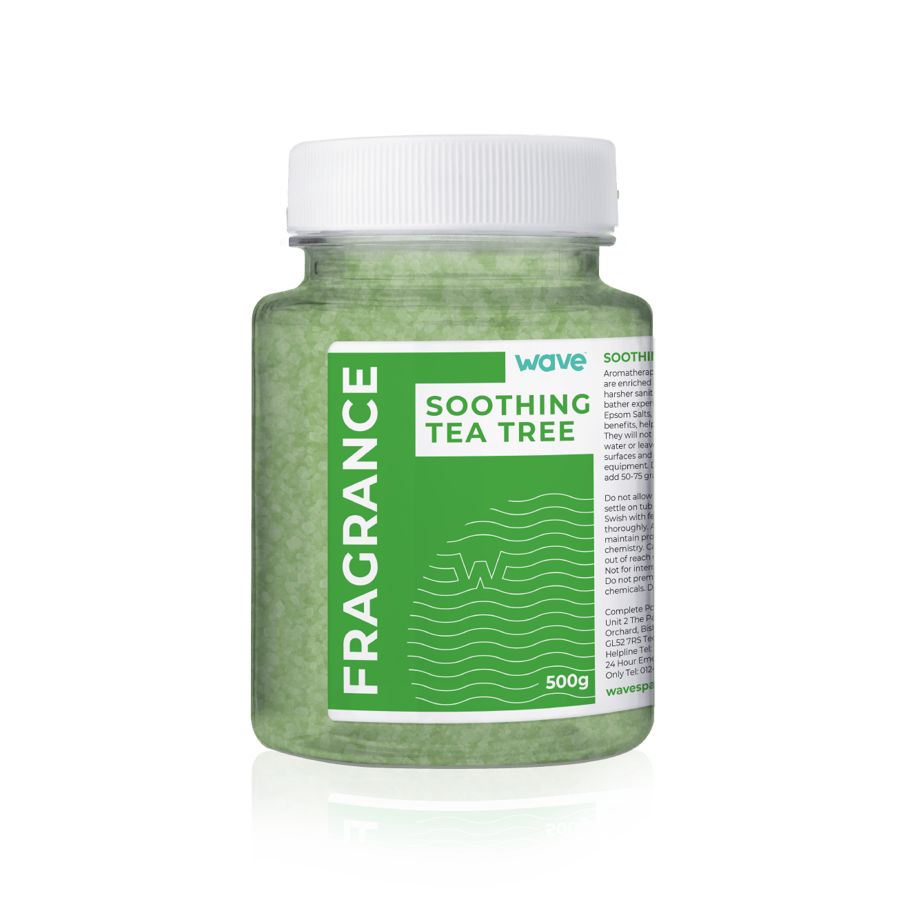 Aromatherapy Scent Crystals | Soothing Tea Tree | 500g Aromatherapy Wave Spas