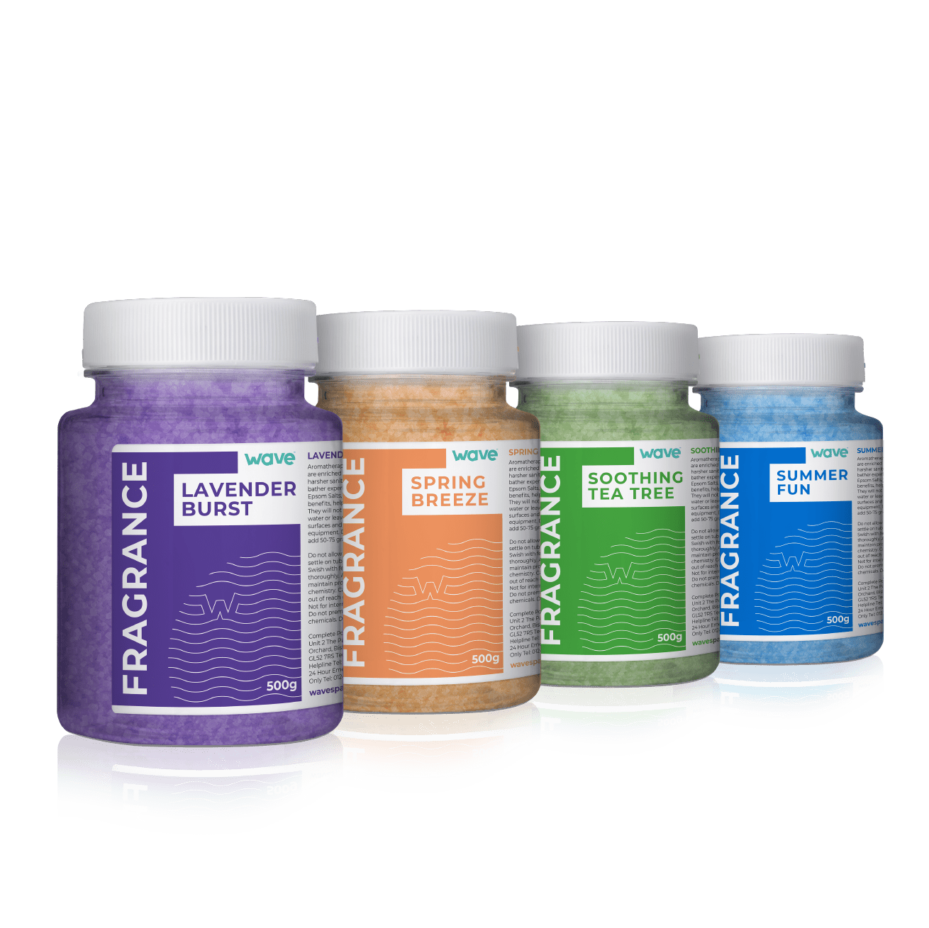 Aromatherapy Scent Crystals | Spring Breeze | 500g Aromatherapy Wave Spas