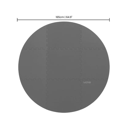 Insulating Floor Foam Mat | Round | 9 Pieces Mats Wave Spas