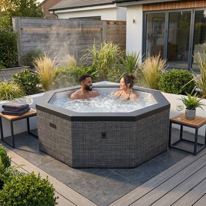 Como | 6-Person Eco Foam Hot Tub | Built-In Integrated Heater
