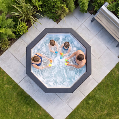 Como | 6-Person Eco Foam Hot Tub | Built-In Integrated Heater