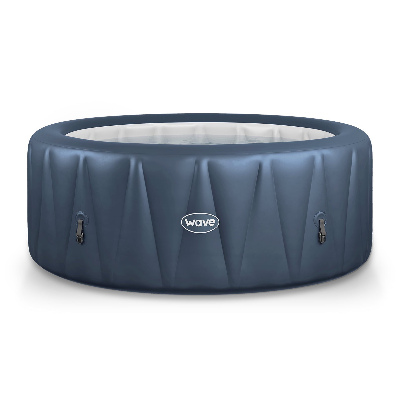 Atlantic | 4/6-Person Inflatable Hot Tub | Built-In Integrated Heater Inflatable Spa Wave Spas Navy Standard 6 Person | 82x25.6"
