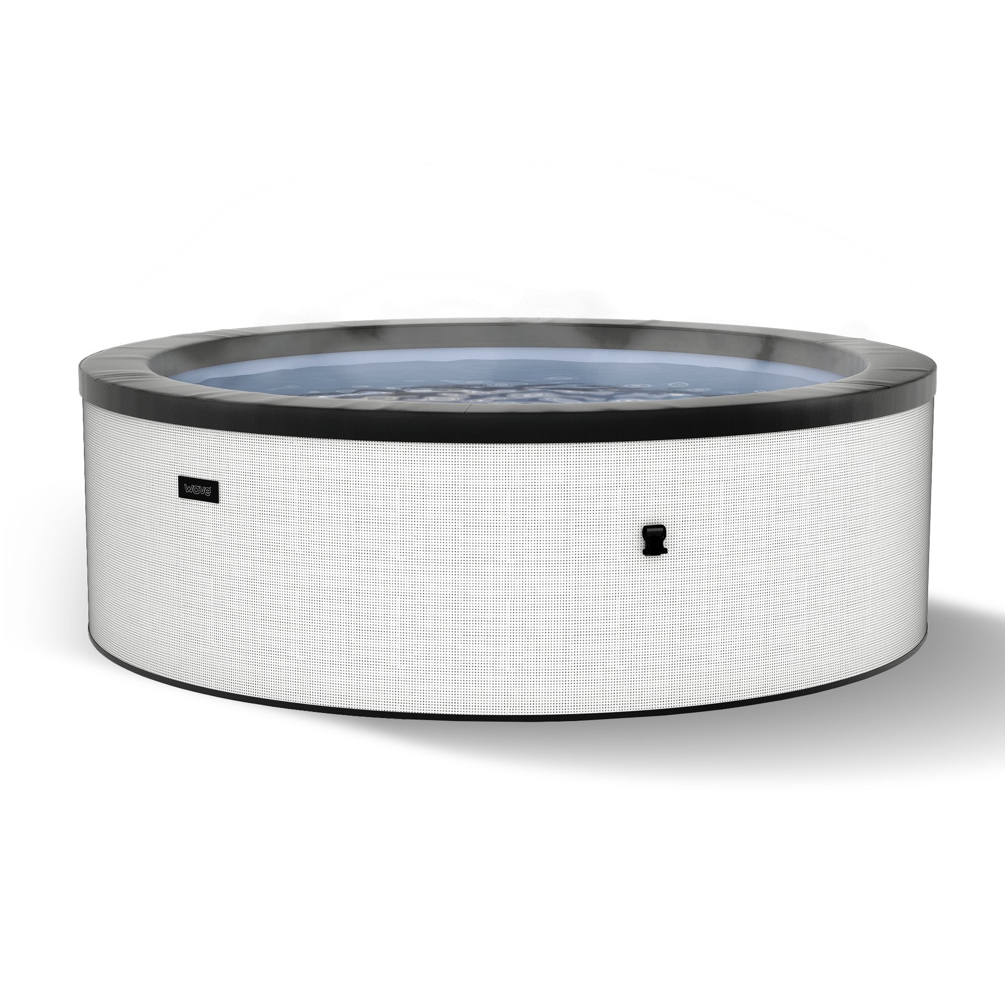 Tahoe | 4/6-Person Eco Foam Hot Tub | Built-In Integrated Heater Eco Foam Spas Wave Spas Pebble White Standard 4 Person | 61x27"