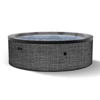 Tahoe | 4/6-Person Eco Foam Hot Tub | Built-In Integrated Heater Eco Foam Spas Wave Spas Flint Gray Standard 6 Person | 72x27"