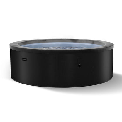 Tahoe | 4/6-Person Eco Foam Hot Tub | Built-In Integrated Heater Eco Foam Spas Wave Spas Charcoal Black Standard 4 Person | 61x27"  data-contona-source
