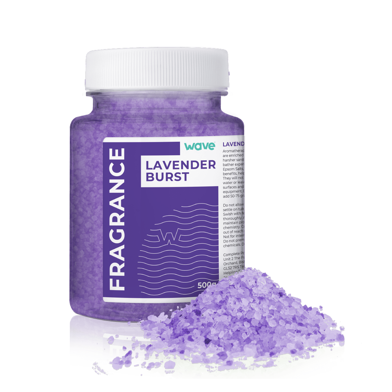 Aromatherapy Scent Crystals | Lavender Burst | 500g Aromatherapy Wave Spas