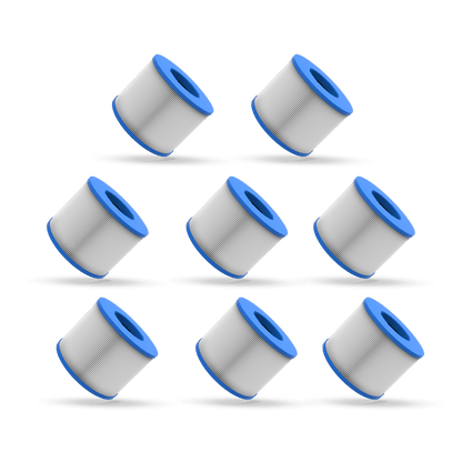 Replacement Filter | Screw-On/Threaded Filters Wave Spas 8 Pack
