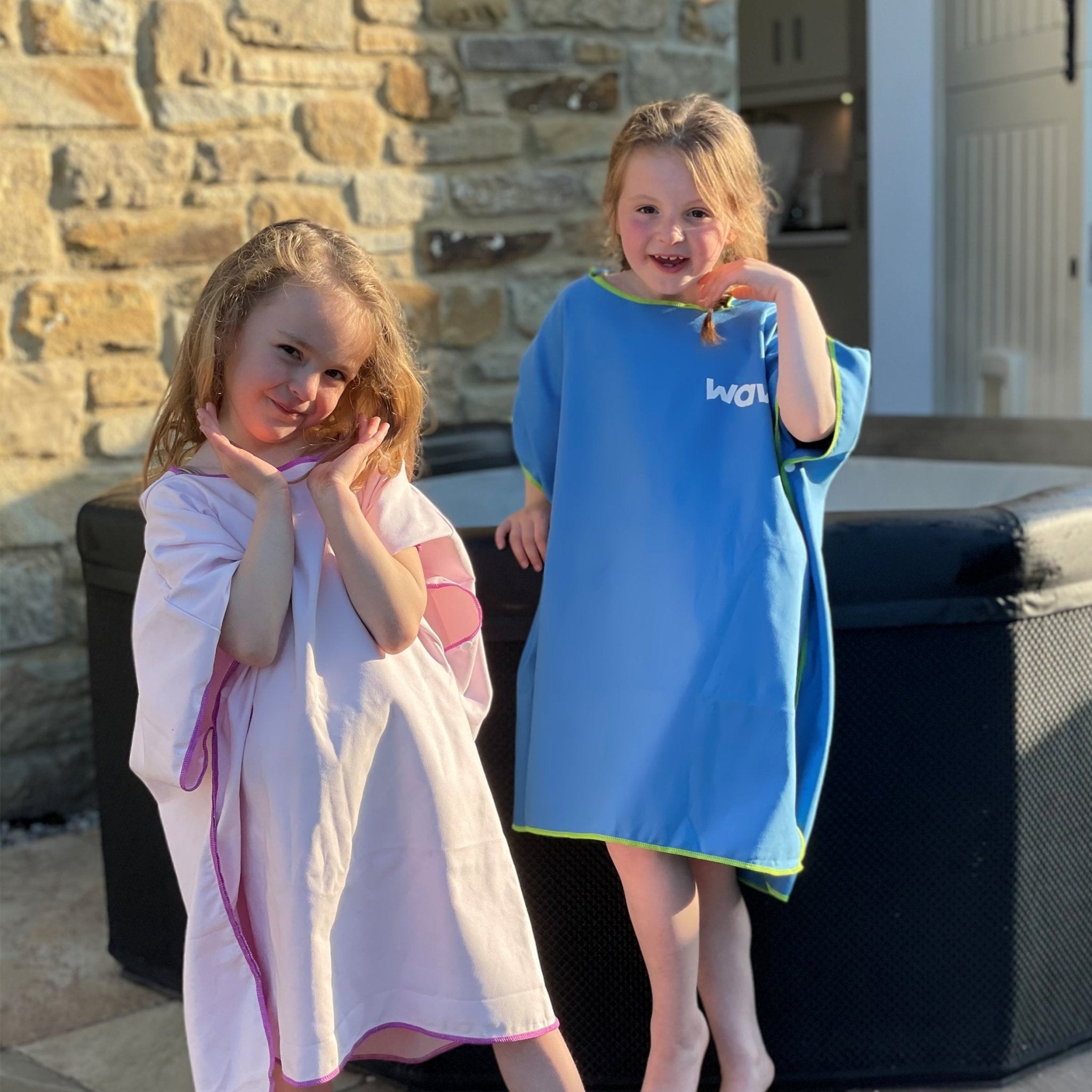 Kids Changing Robe | Pink Robes Wave Spas   